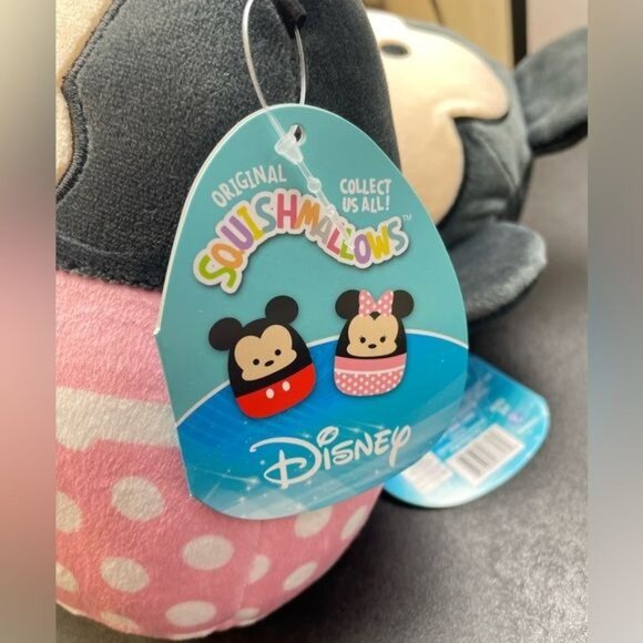 New Disney Squishmallows Mickey Mouse & Minnie Mouse Set 7” - Picture 8 of 13